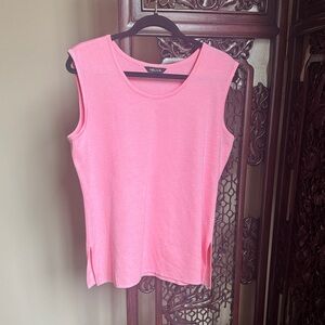 Misook Bright Pink Tank Top Size Large
